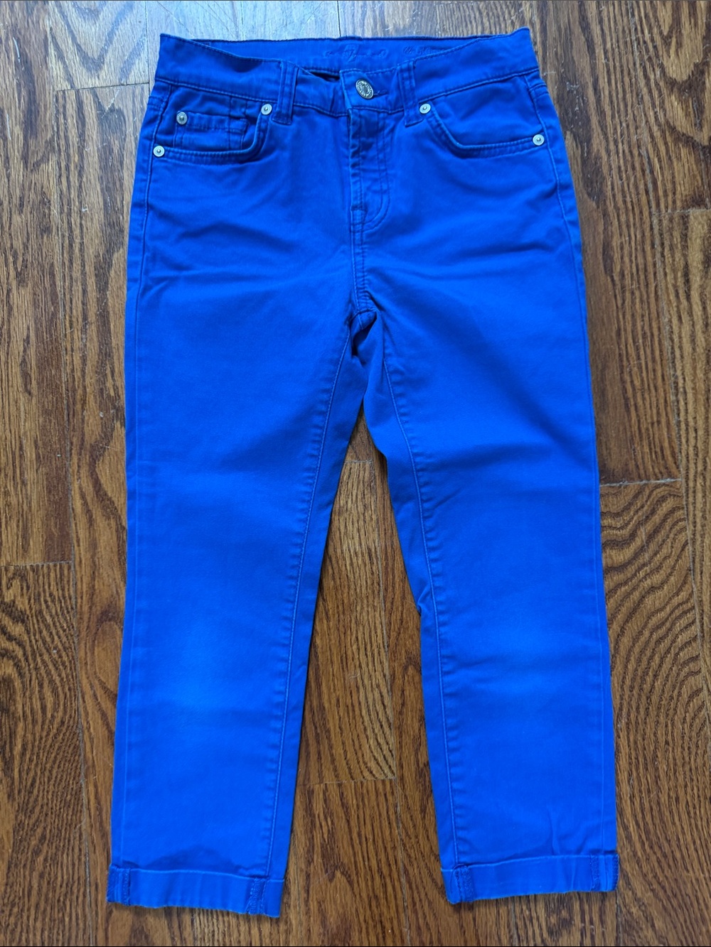 7 For All Mankind The skinny crop and roll pants Slim Stretch Jeans